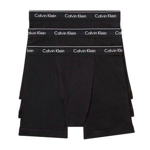 CALVIN KLEIN UNDERWEAR Three-Pack Black Classic Fit Boxer Briefs